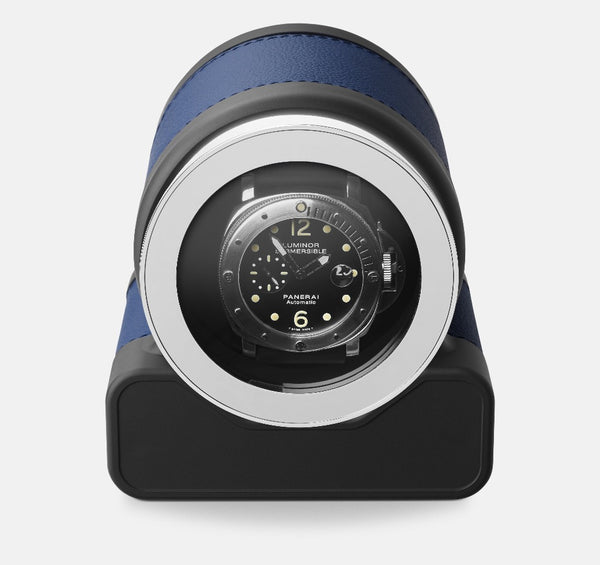 Monochrome Watches Shop | Scatola del Tempo - Rotor One - Watch Winder -Blue