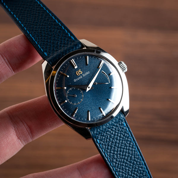 Montres Monochromes Shop | Delugs Bracelet montre en veau Epsom - Bleu