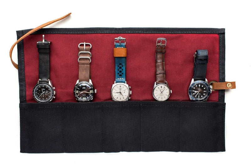 Monochrome Watches Shop | Rouleau de montre en toile - Noir