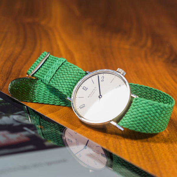 Monochrome Watches Shop | Perlon Strap - Green