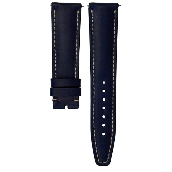 Monochrome Watches Shop | Cuoio Toscane Bracelet montre en veau - Bleu