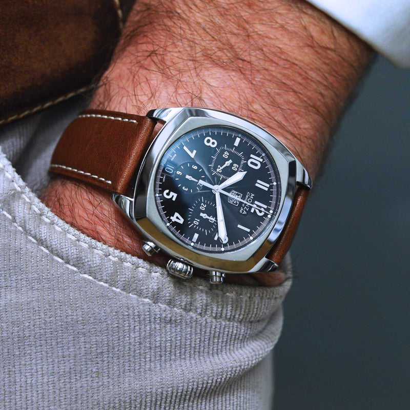 Monochrome Watches Shop | Cuoio Toscane Bracelet montre en veau - Cognac